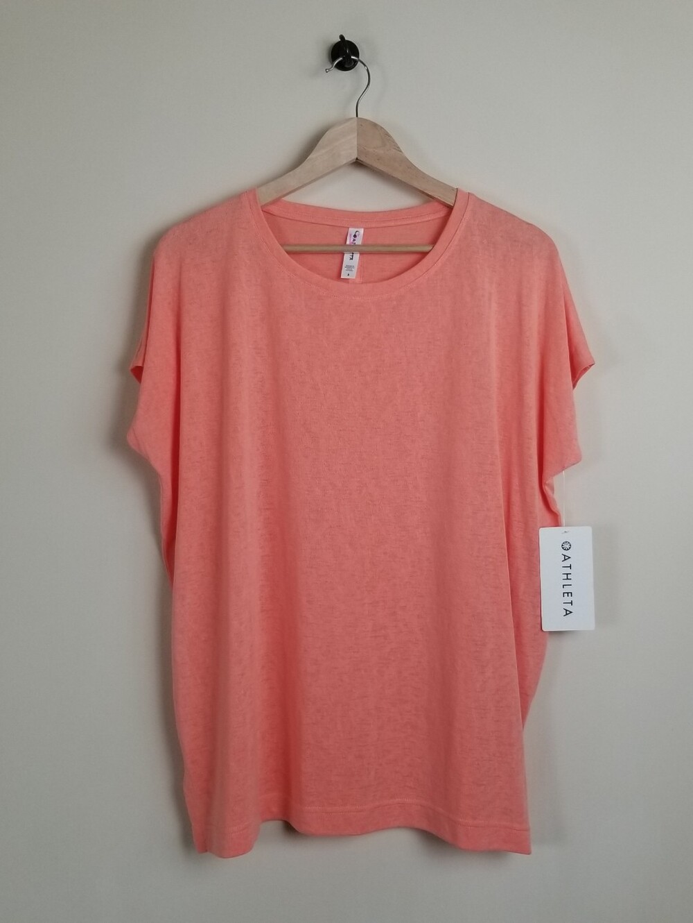 Athleta Release Tee Top Relaxed Fit Small NWT